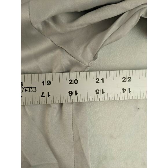 Womens Victorias Secret Sleep Shirt Silky Button Gray Bling Size M - Picture 7 of 8